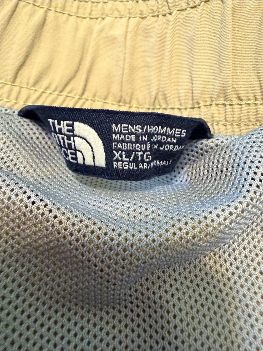The North Face Men's Class V Pathfinder Belted Hiking Shorts - Tan Khaki Size XL